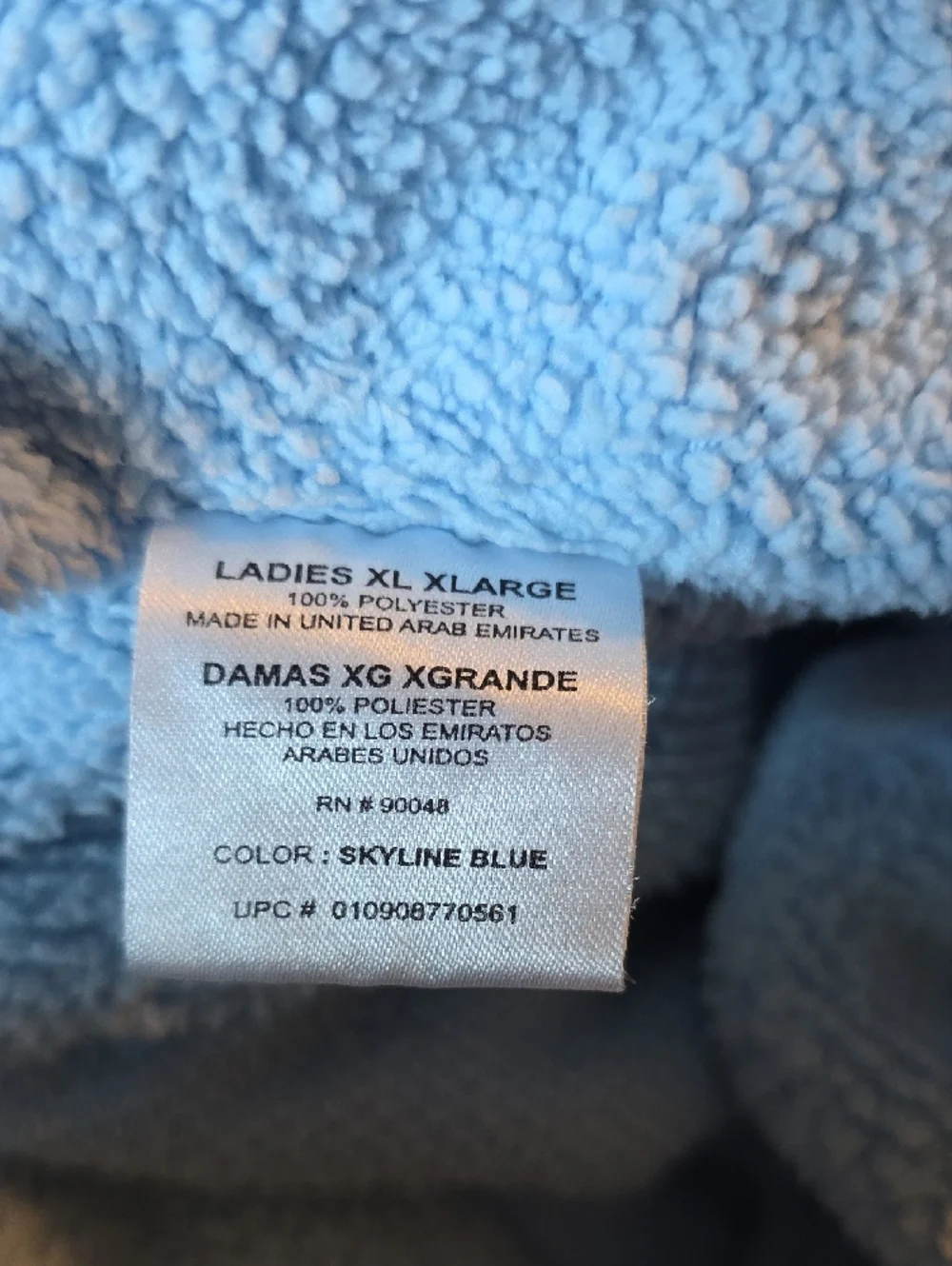 Light Blue Bath Robe - Plush Terry Cloth Spa Robe
